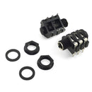10Pcs 6PIN 6.35mm Microphone Female Stereo Audio Socket Jack Connector