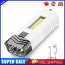 LED COB Flashlight 500LM USB Charging Waterproof Lighting Torch Lamp Campin