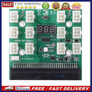 LED Display 1200W PSU Breakout Board 12 Ports PCIe 6 Pin for DPS-800GB 1200FB UM