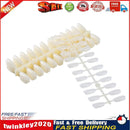 240pcs False Nail Tips Polish Gel DIY Nails Display Shelf Nail Art (Beige) Newly