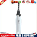 Long Lasting Electric Heated Eyelash Curler Applicator Makeup Tools (White)