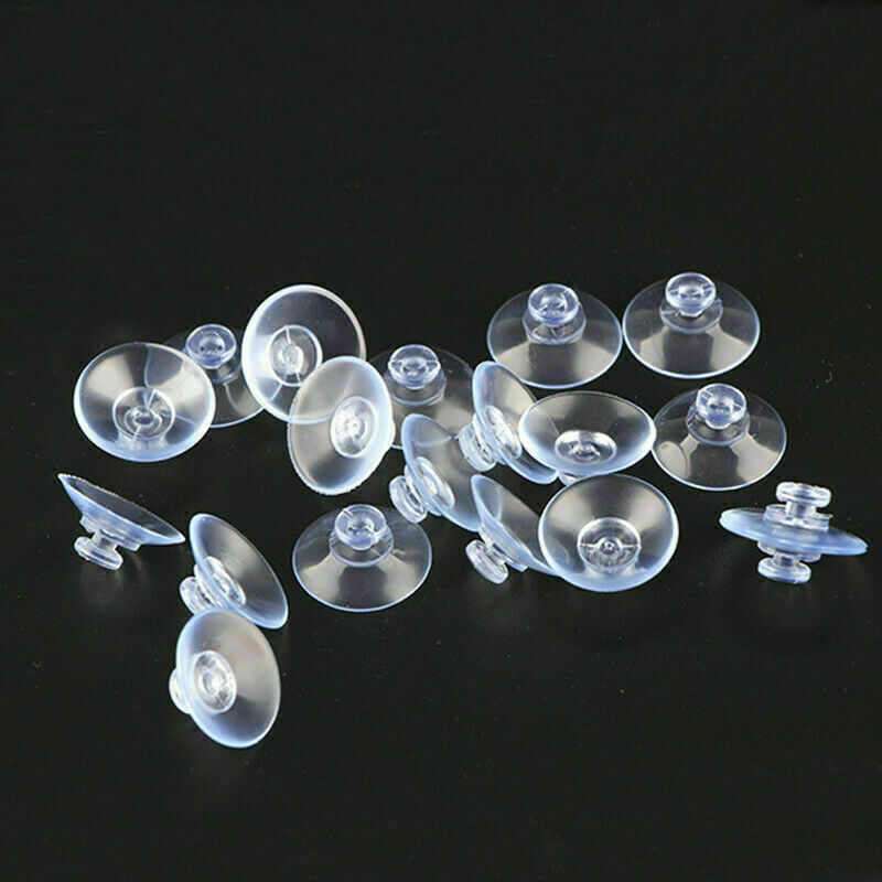 10X 30mm Perforated Suction Cups Cap Suckers Aquarium Hanger Pad Tank T4K6 T9J1