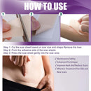 4pcs Silicone Scar Sheets Gel Strips Patch Reusable Scar Removes Remove Tra