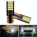LED COB Light Bulbs License Plate Light T10 W5W Dome Map Car LED Reading Bulbs