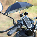 Portable Mini Parasol Bike Mobile Phone Holder Sun Shield Riding Accessories