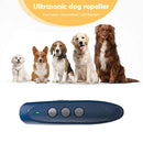 Ultrasonic Dog Repeller Anti Barking Pet Chaser Training Device (Navy Blue)
