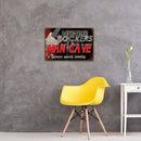 Guitar Sheet Metal Drawing Metal Painting Tin Wall Home Poster Bedroom Art Sign