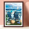 40x50cm Beach Lounge Chair Frameless Oil Paint By Numbers DIY Painting Craft Kit