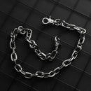Punk  Big Ring Hip Hop Jewelry Wallet Chain Belt Biker Link  Pants KeyChain