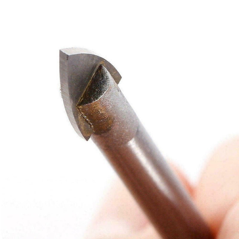 6 pieces 3-10mm ceramic tile glass bit tiles shovel ground dril tip F0B3