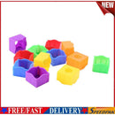 12pcs 6 Colors Pool Billiard Cue Chalk Holder Cases for Snooker Accessories
