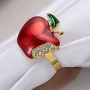 Craft Elk Merry Xmas Napkin Ring Mouth Ring Table Decoration Christmas Supplies