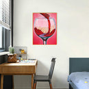 5D DIY Red Wine Glass Full Round Diamond Painting Wall Decor Rhinestone Picture