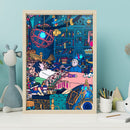 5D DIY Diamond Painting Kits Full Round Drill Howl s Room Mosaic Picture