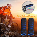 1 Pair Bike Bicycle Handle Bar Sponge Grip Cover Bar Grips Sleeve (Blue)