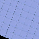 100Pcs 10x10x1mm Silicon Thermal Pad Heatsink Conductive Insulation Paste Newly