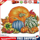 Partial Embroidery Pumpkin Printed Cross Stitch 14CT 2 Strands Cotton Kit
