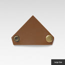 Leather Camping Bowl Gloves Triangular Buckle Handle Cover Cup Holder Sleeve