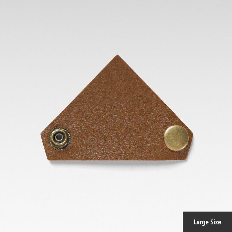 Leather Camping Bowl Gloves Triangular Buckle Handle Cover Cup Holder Sleeve