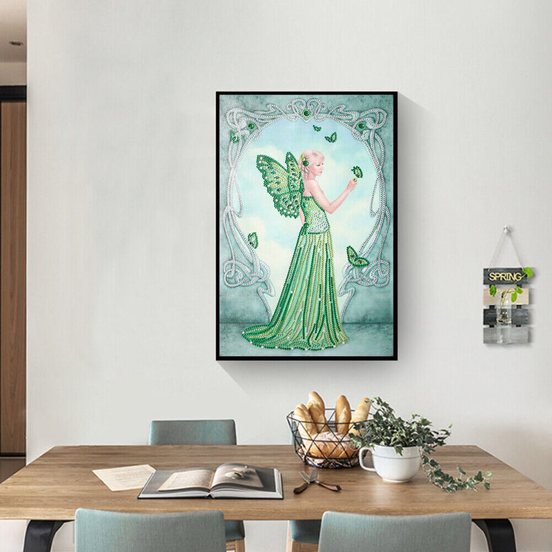 Angel Woman DIY Part Drill Special-Shaped Diamond Painting Mosaic (YX266)