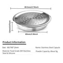 Bar Refillable Capsule Coffee Capsule Stainless Steel Reusable Pods For Senseo