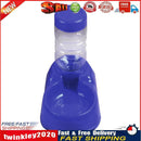 Pet Dog Puppy Cat Automatic Water Dispenser Food Dish Bowl Feeder Blue Newly