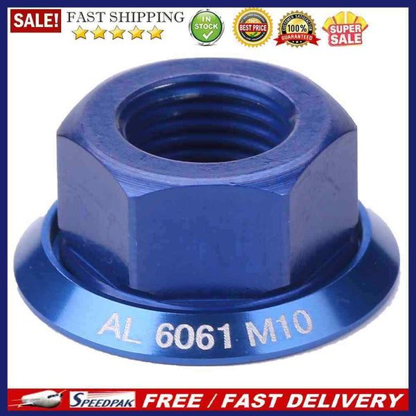 1pc Bicycle Hub Nuts M10 Fixed Gear MTB Road Folding Bike Screw Bolt