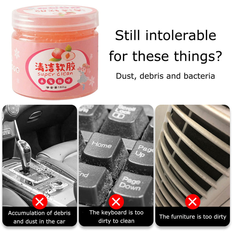 Cleaning Gel Car Dust Remover Non Toxic Fragrant Car Detailing Tool Universal