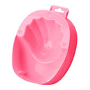 Nail Art Hand Wash Remover Soak Plastic Bowl Nail Bath Manicure Tool(Pink)