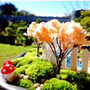 10pcs/bag Mini Foam Mushrooms Micro Landscape Potted Ornaments Simulation Plants