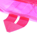 Women/Men PVC Clear Waterproof Backpacks Teen Hologram Schoolbags/Pink