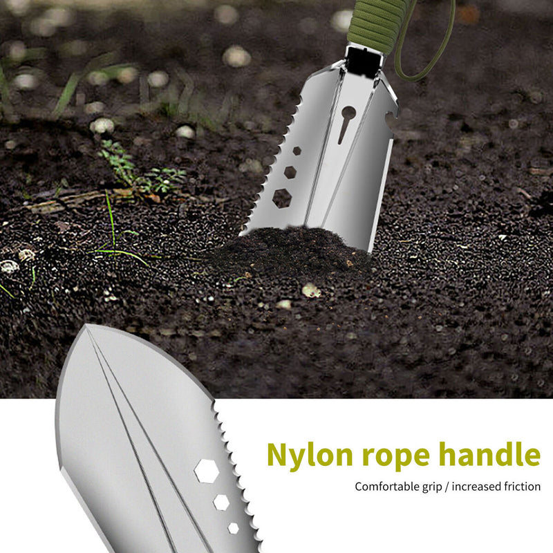 Foldable Gardening Shovel - Mini Multifunctional Camping Survival Equipment