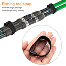 12pcs 2x20cm Lure Fishing Rod Self-Adhesive Ties Portable Pole Fixing Holder