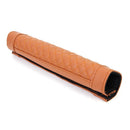 2pcs Car Seat Belt Covers PU Leather Shoulder Protection Pad (Light Brown) Newly