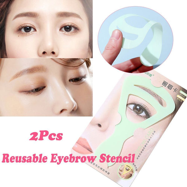 Drawing Card Grooming Shaping Mold Eyebrow Shaping Template Eyebrow Stencil
