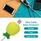 Fruit USB Data Cable Bites Protector Universal Cord Wire Winder (Pineapple)