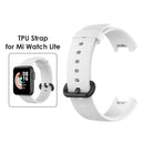 TPU Smart Watch Band Strap for Mi Watch Lite/Redmi Watch (White) Newly