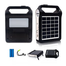 Solar Panel Generator Kit Solar Flashlight Power Station Lighting System
