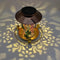 Metal Bird Feeders Outdoor Hanging Solar Lawn Lantern Light Garden Decor