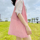 Knitting Women Underarm Shoulder Bag Large Capacity Totes Hobo Shopping Purses