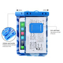 VODOOL Universal Waterproof Bags Protective Cover for 4.0-5.8in Phone Blue