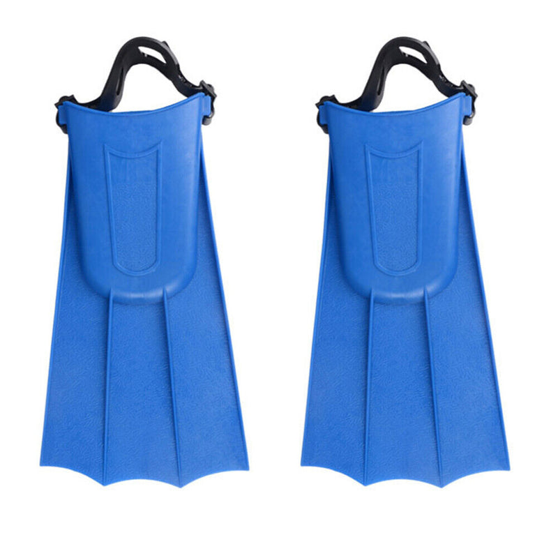 Blue Snorkeling Foot Flippers Child Short Ultra Light Swimming Fins (36-40)