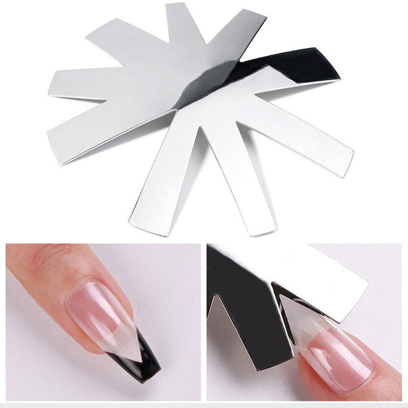 Manicure V Line Nail French Smile Cut Tips Cutter Edge Trimmer Nail Art Too