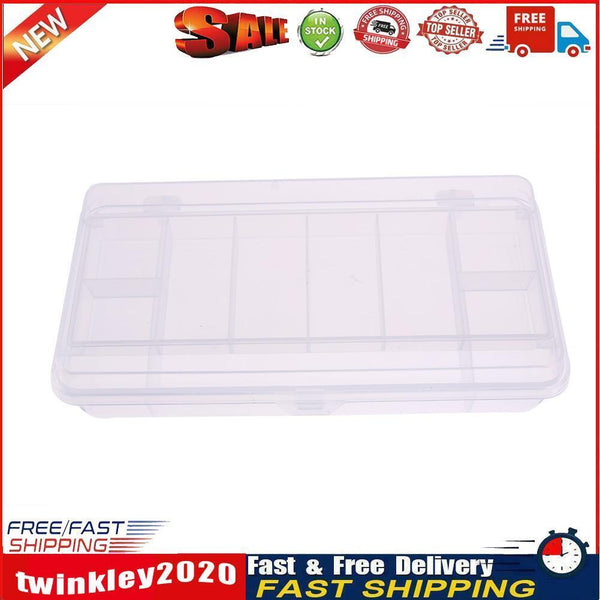 2 Layer Multifunctional Fishing Lure Plastic Box Portable Kit Storage Case Newly