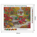 5D DIY Full Drill Diamond Painting Cross Stitch Embroidery Mosaic (Garden)