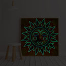 5D Part Special Shaped Drill Luminous Diamond Painting Sun God Art (GT104) Newly