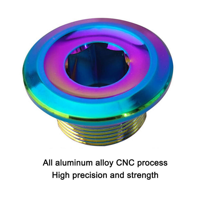 Colorful Aluminum Alloy Road Bicycle Crankset Chainwheel Cap Cycling Access