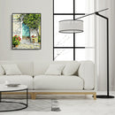 Hand Painted Artwork Frameless DIY Sunny Doorway Painting By Numbers Picture Kit