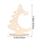 Xmas Tree Christmas Ornaments Christmas Tree Crafts Wood Slices with Stand