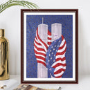Full Special Crystal Diamond Painting National Flag Art Picture Home Decoration